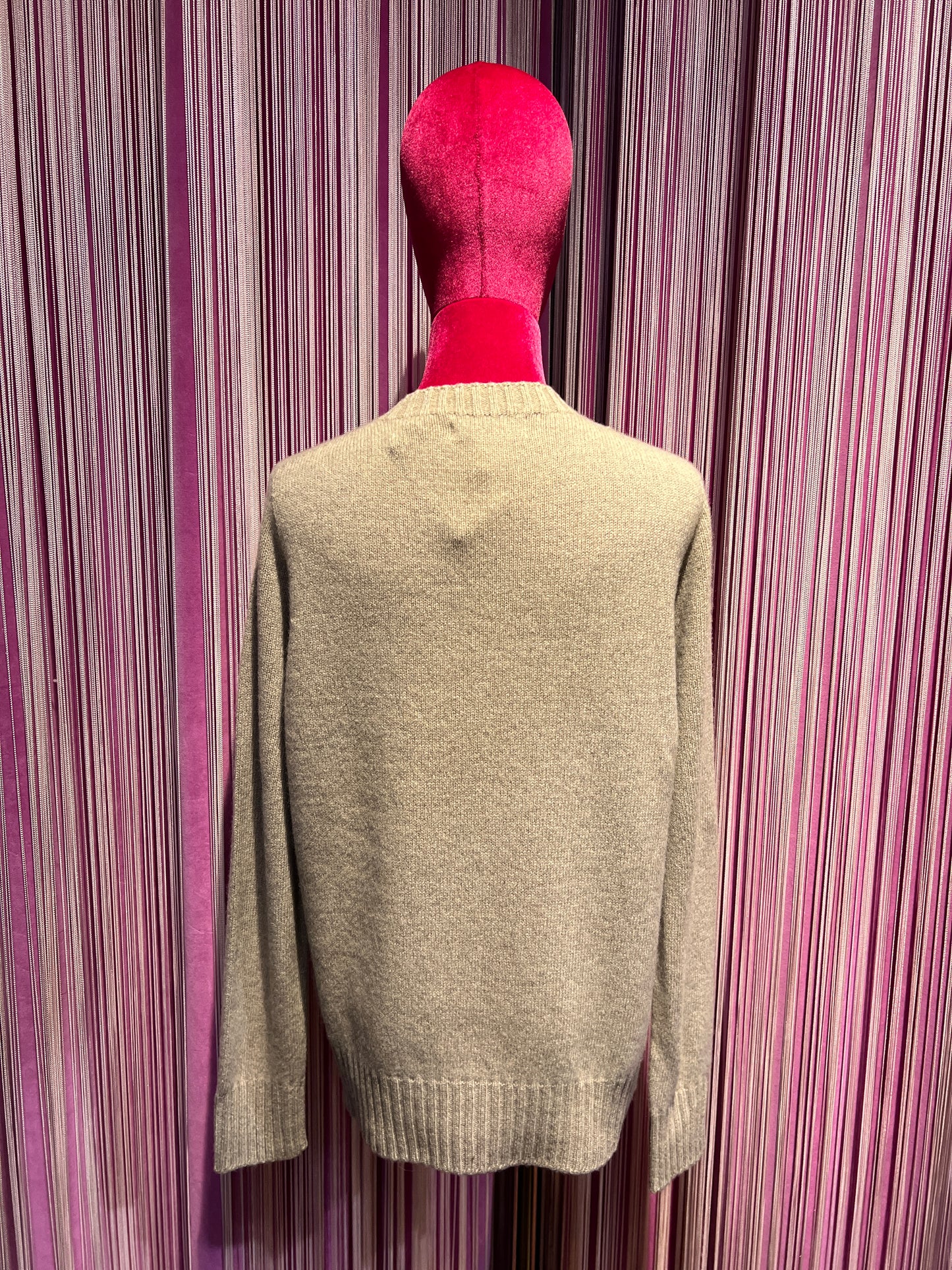 Dumar maglia girocollo in cachemire beige