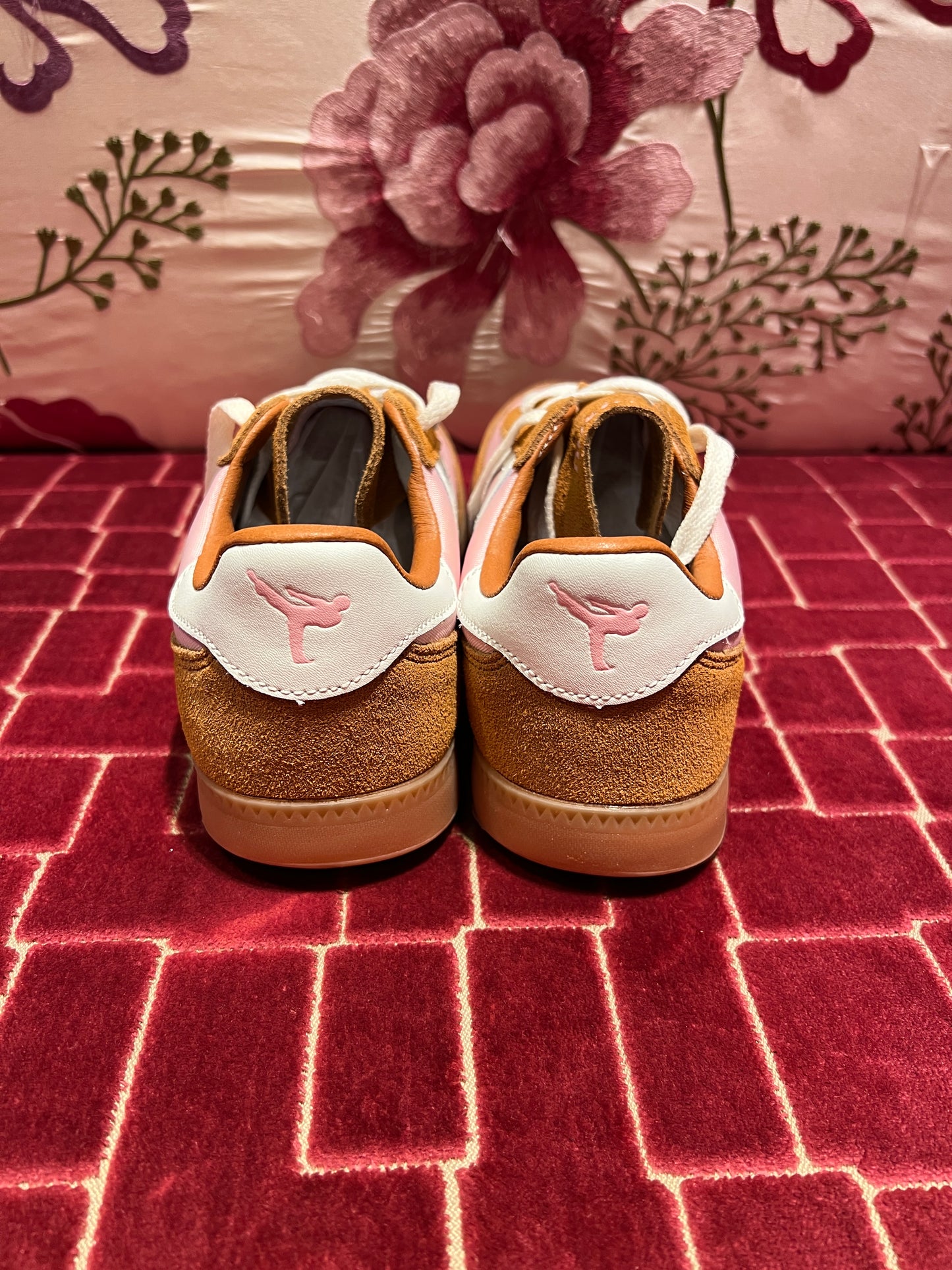 Wushu Ruyi sconto-50% sneaker camoscio, pelle e tela cuoio e rosa
