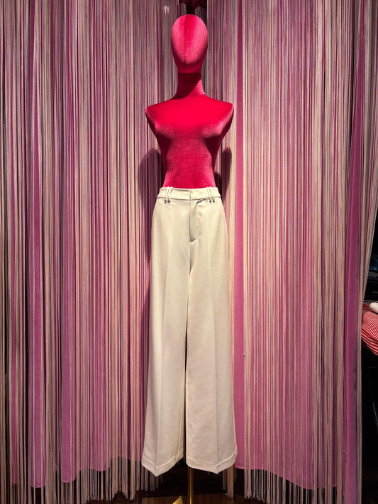 Isabelle Blanche Paris pantalone sartoriale bianco