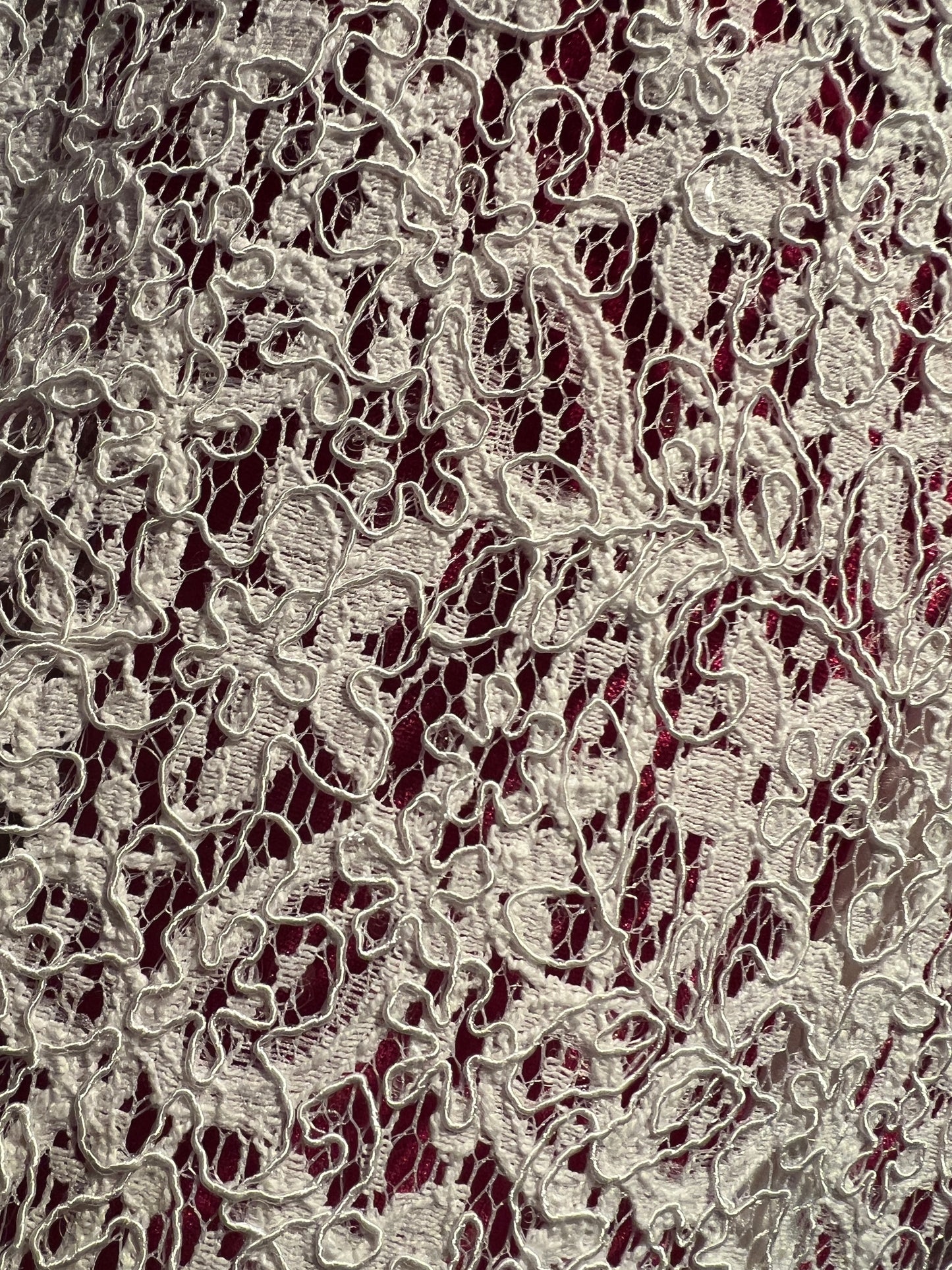 Mon amour Paris -30% di sconto giacca di pizzo e paillettes bianco