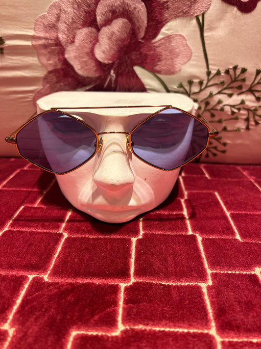 Spektre eyewear occhiali da sole rigaut oro antico/ blu pastello