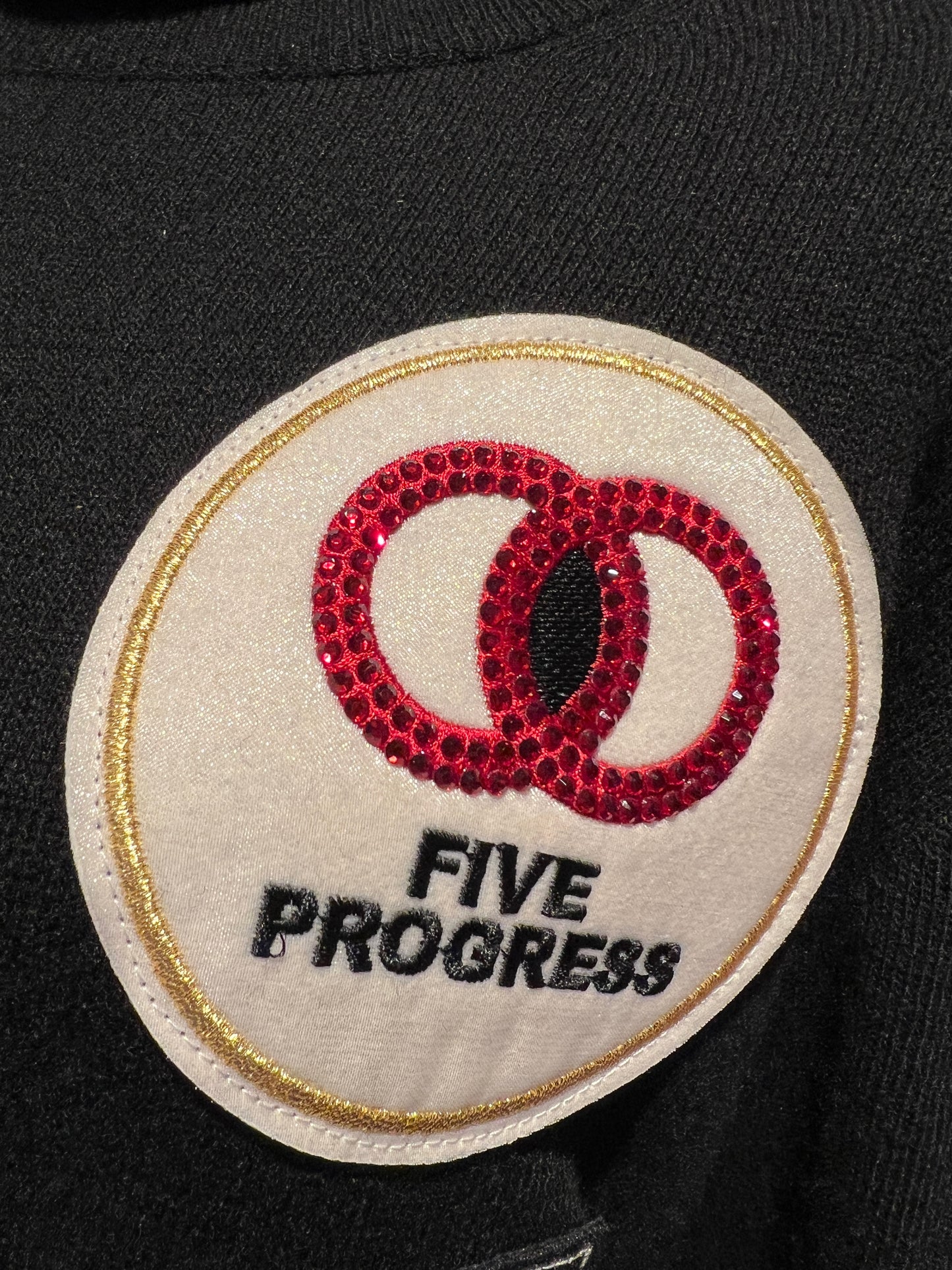 5 Progress maglia dolcevita con applicazione patch