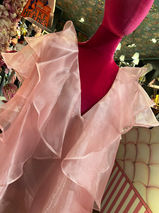 Silence Limited sconto-50% di sconto abito organza con volant