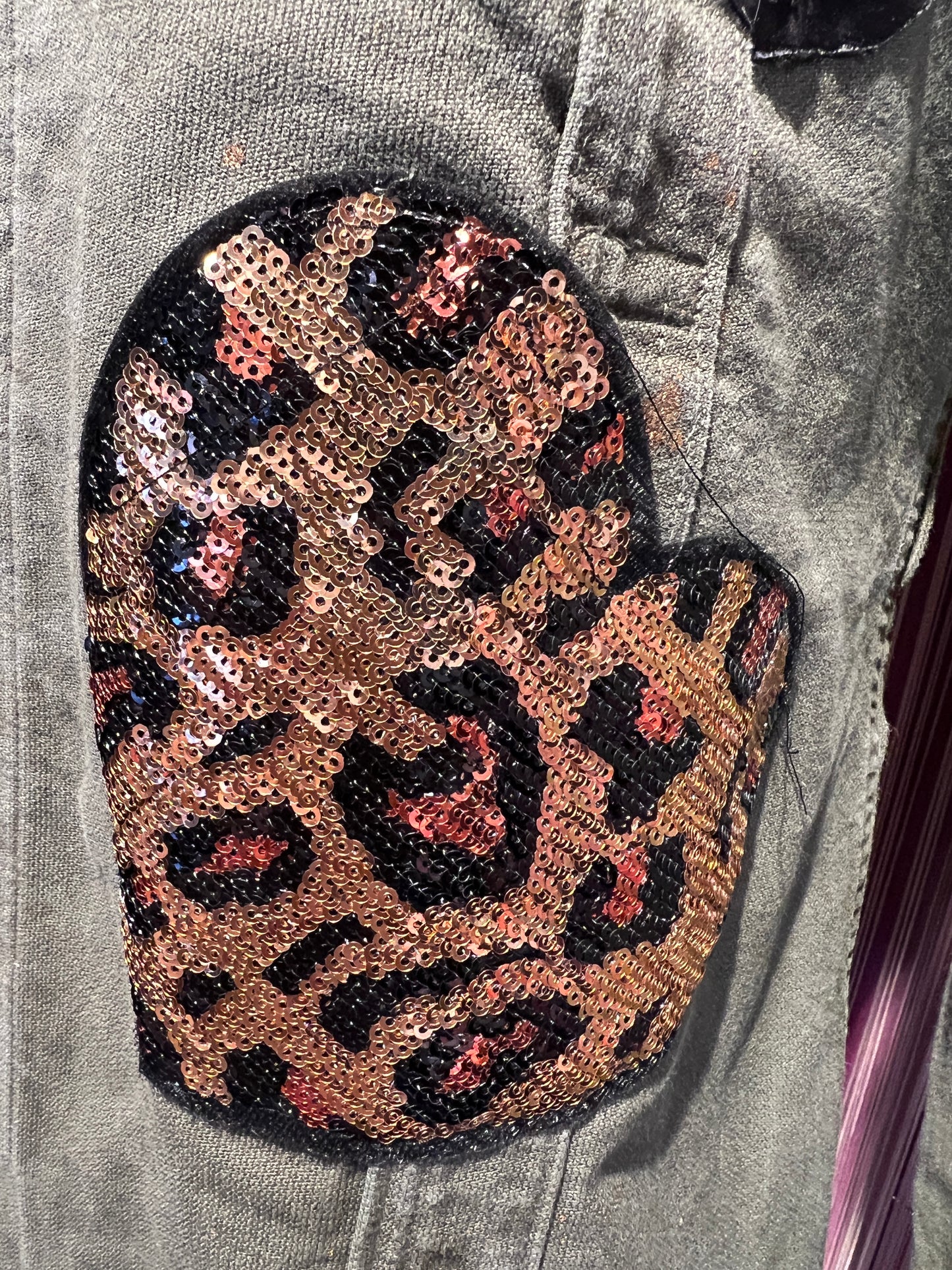 ABpink🩷 giacca LV patch boucle cuore nero vestibilita’ 40/44