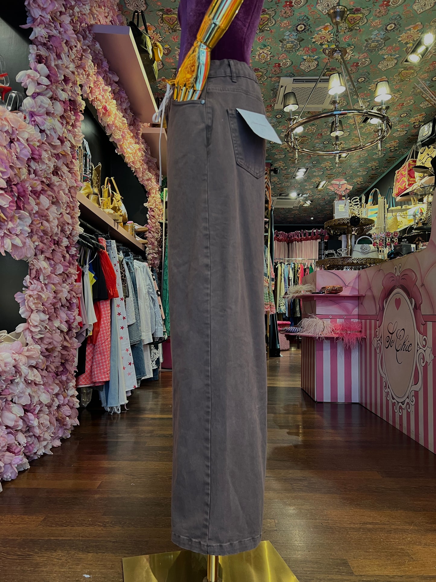 Front street pantalone con laccetto testa di moro vestibilita’ ampia