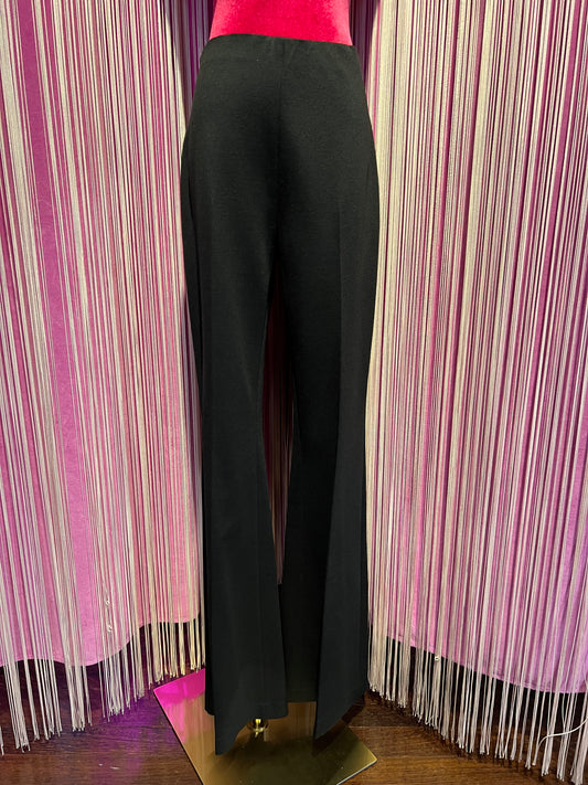 SU official pantalone nero elasticizzato con elastico in vita