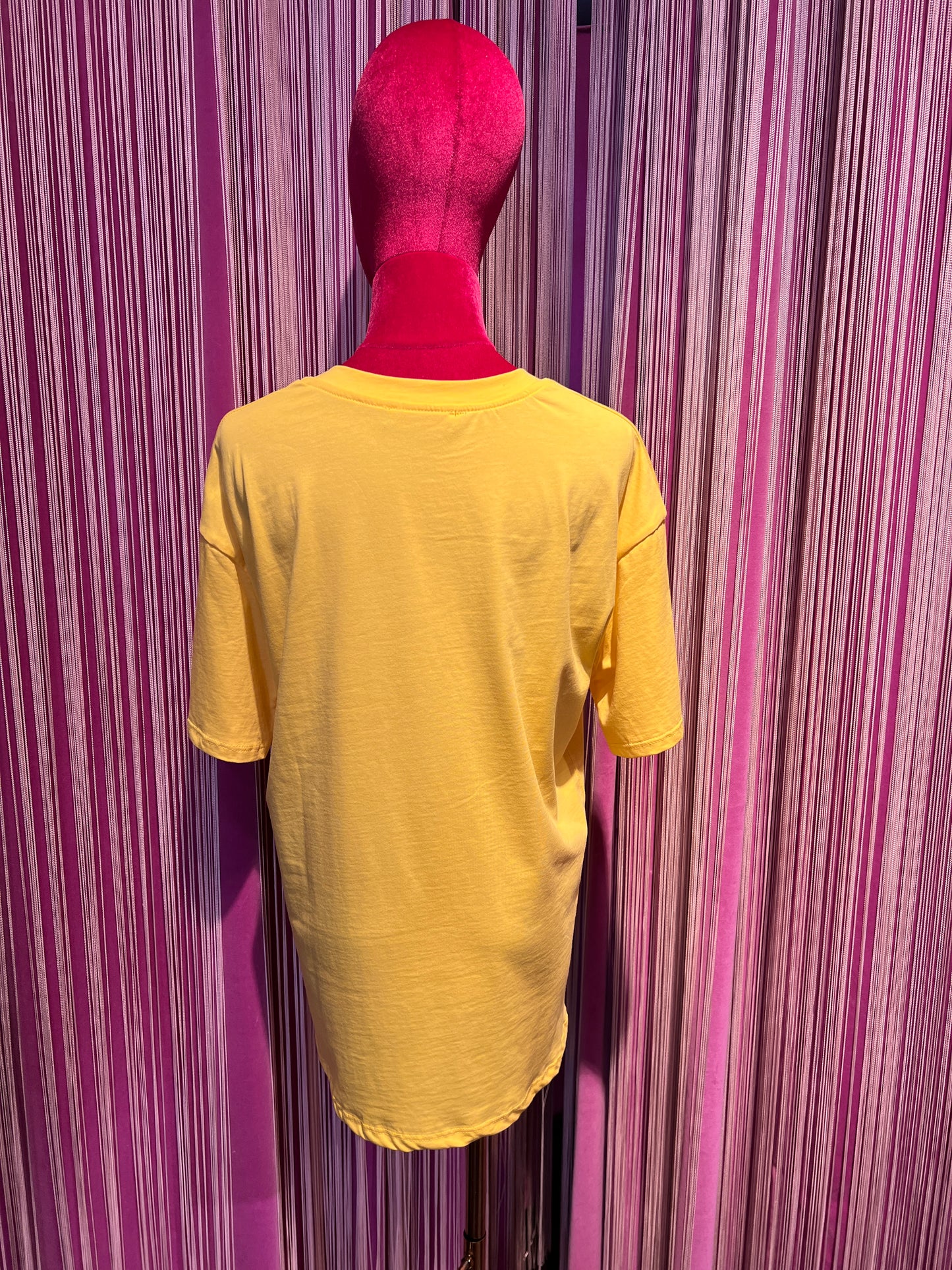 Mon amour Paris -20% di sconto t shirt cotone gialla con disegno margherita