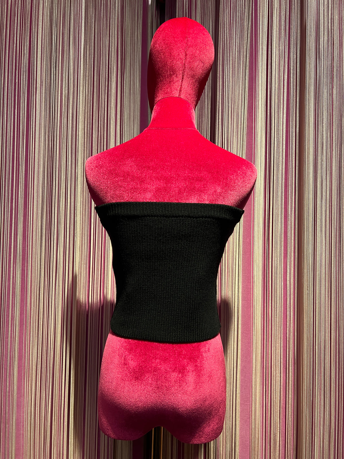 Isabelle Blanche Paris bustier in maglia con ricami a gioiello