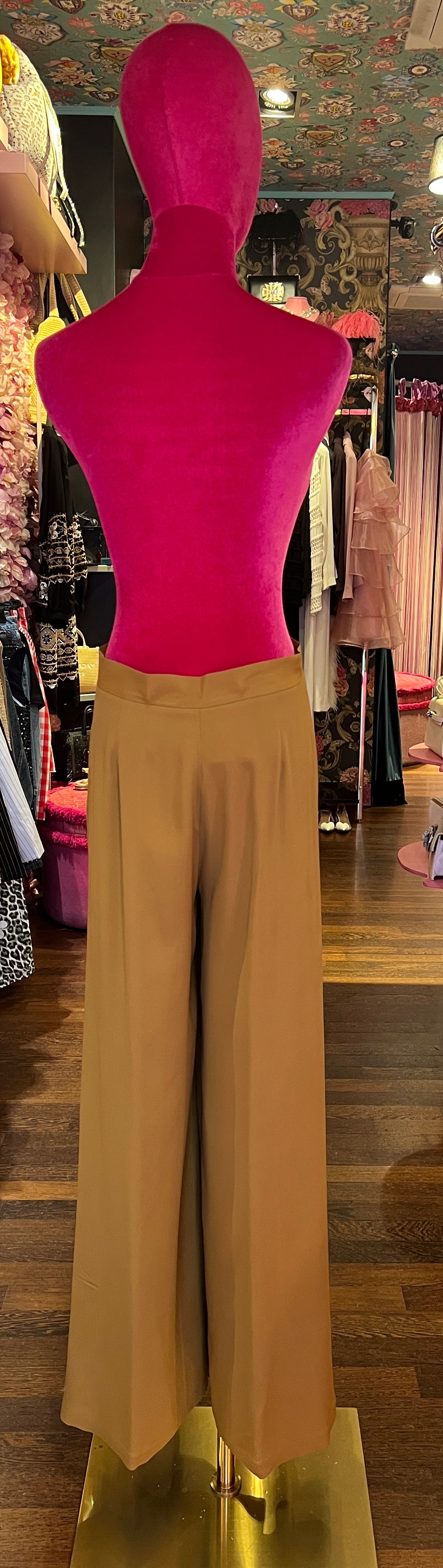 Semicouture -50% di sconto pantalone palazzo in crepe de chine Avril