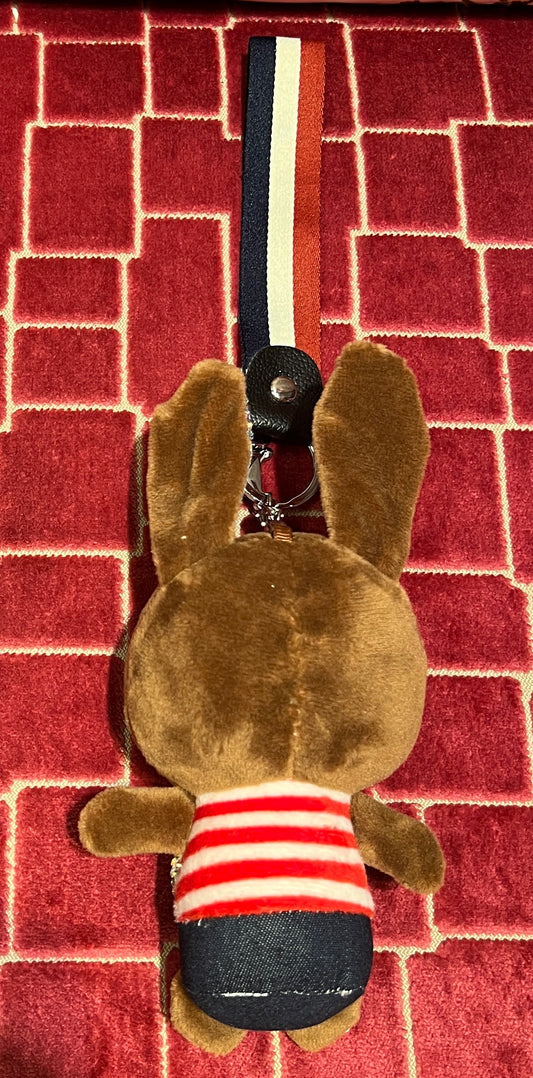 Charms coniglietto marrone cristalli