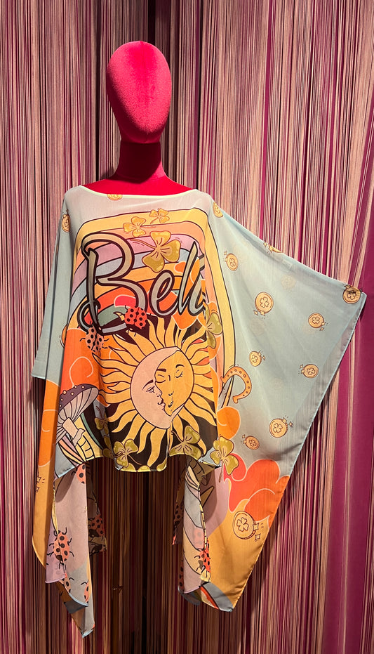 Bellavitis -50% di sconto casacca georgette fantasia