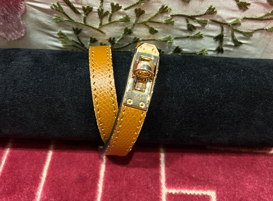 Bracciale vera pelle cuoio