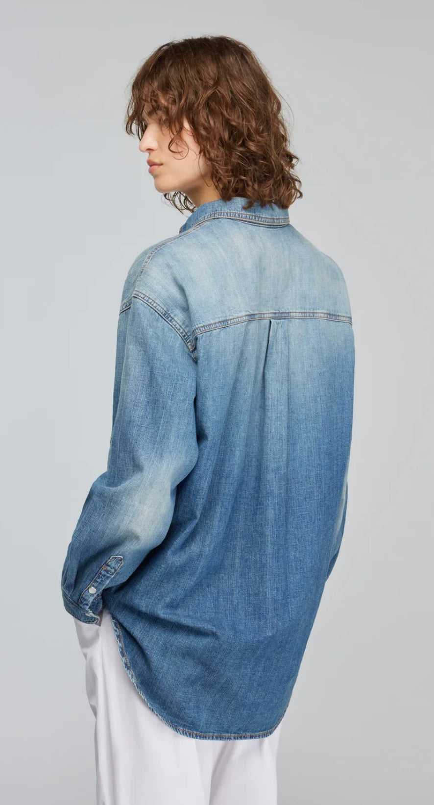 Semicouture -50% di sconto camicia jeans oversize ultra light
