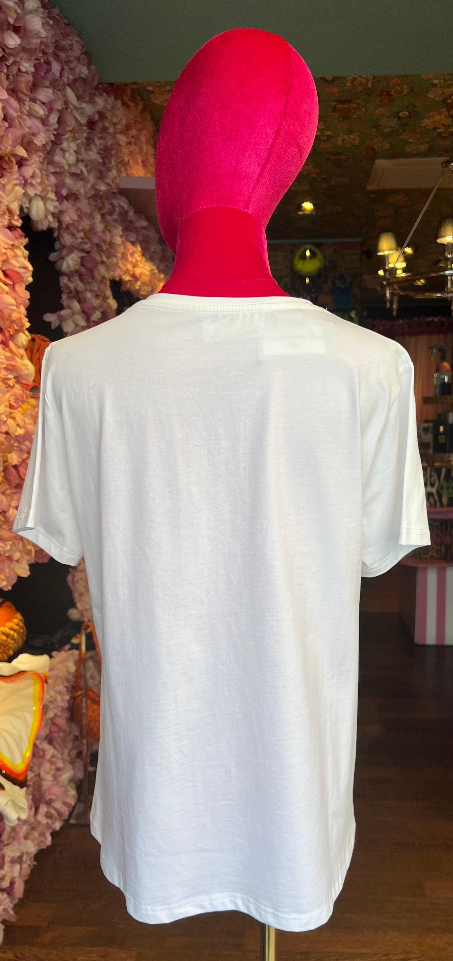 Clo’h ma occasione imperdibile t-shirt bianca cotone Amalfi