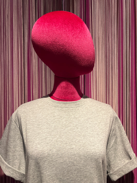 Sincere Paris -50% di sconto abito lungo a balze grigio e multicolor