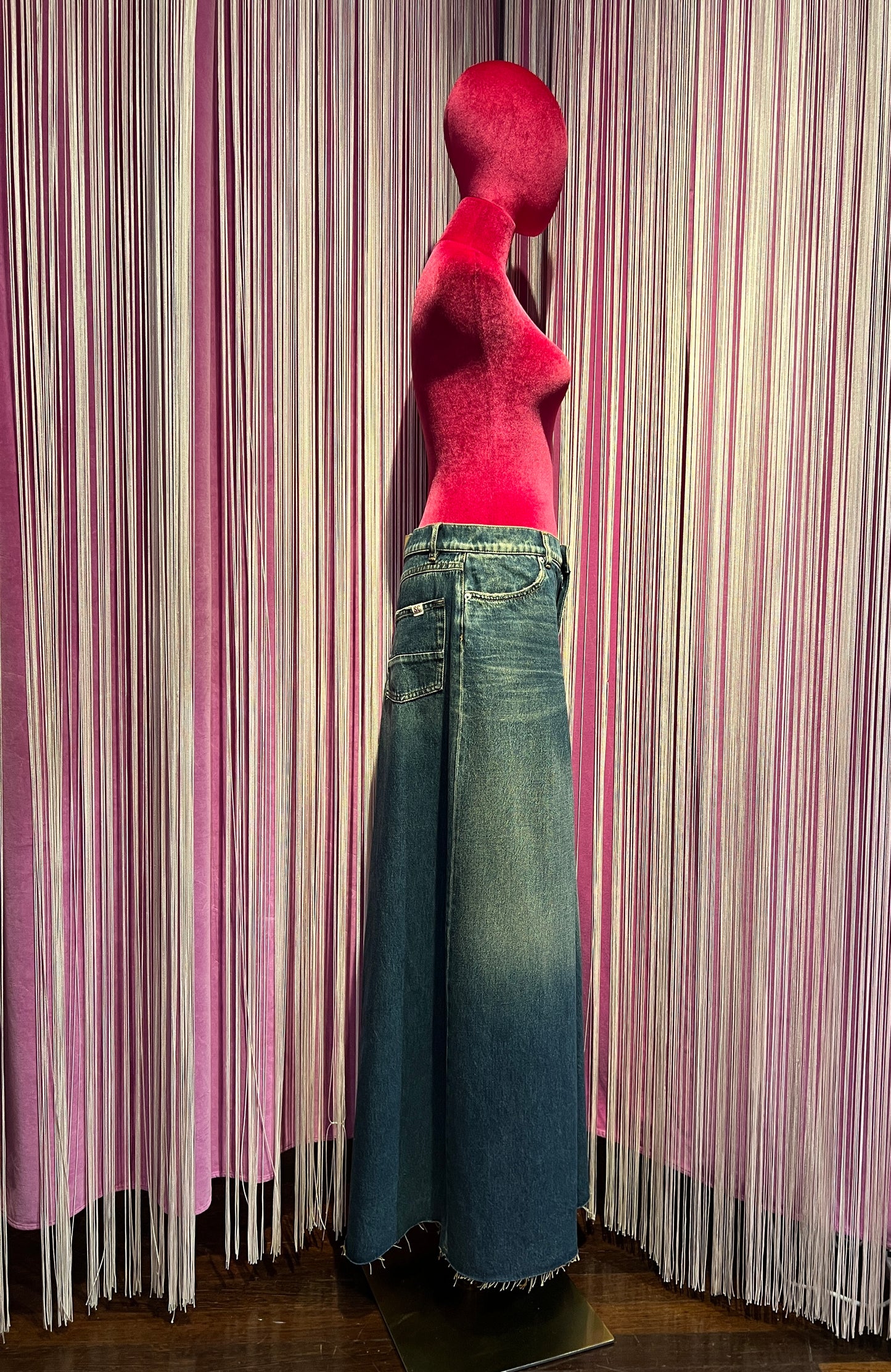 Semicouture pantagonna jeans denim