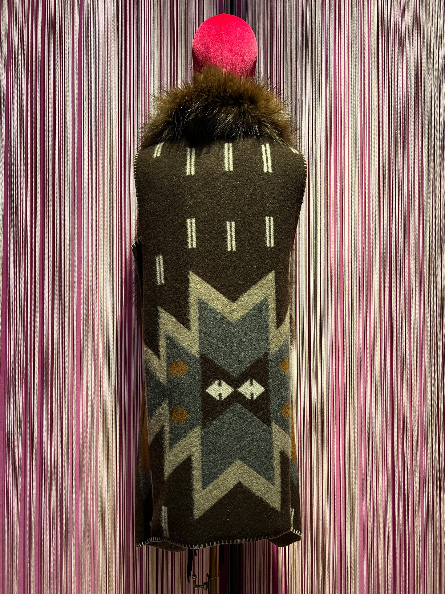 Bazar deluxe giaccone piu gilet rimovibile con pelliccia raccoon