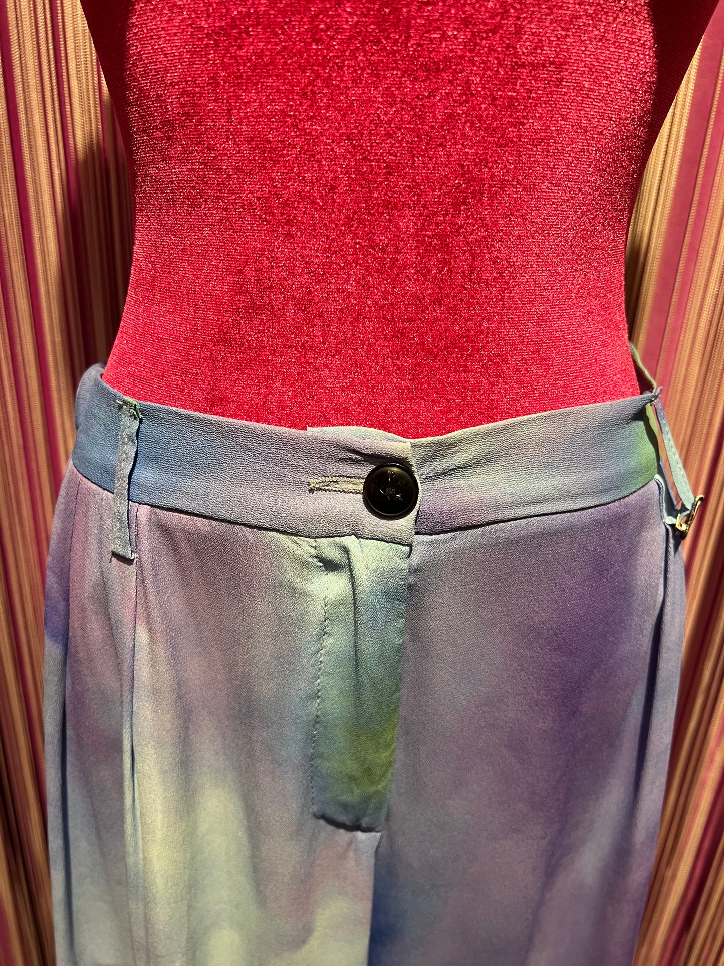 I love my pants occasione imperdibile pantalone palazzo tie dye indaco