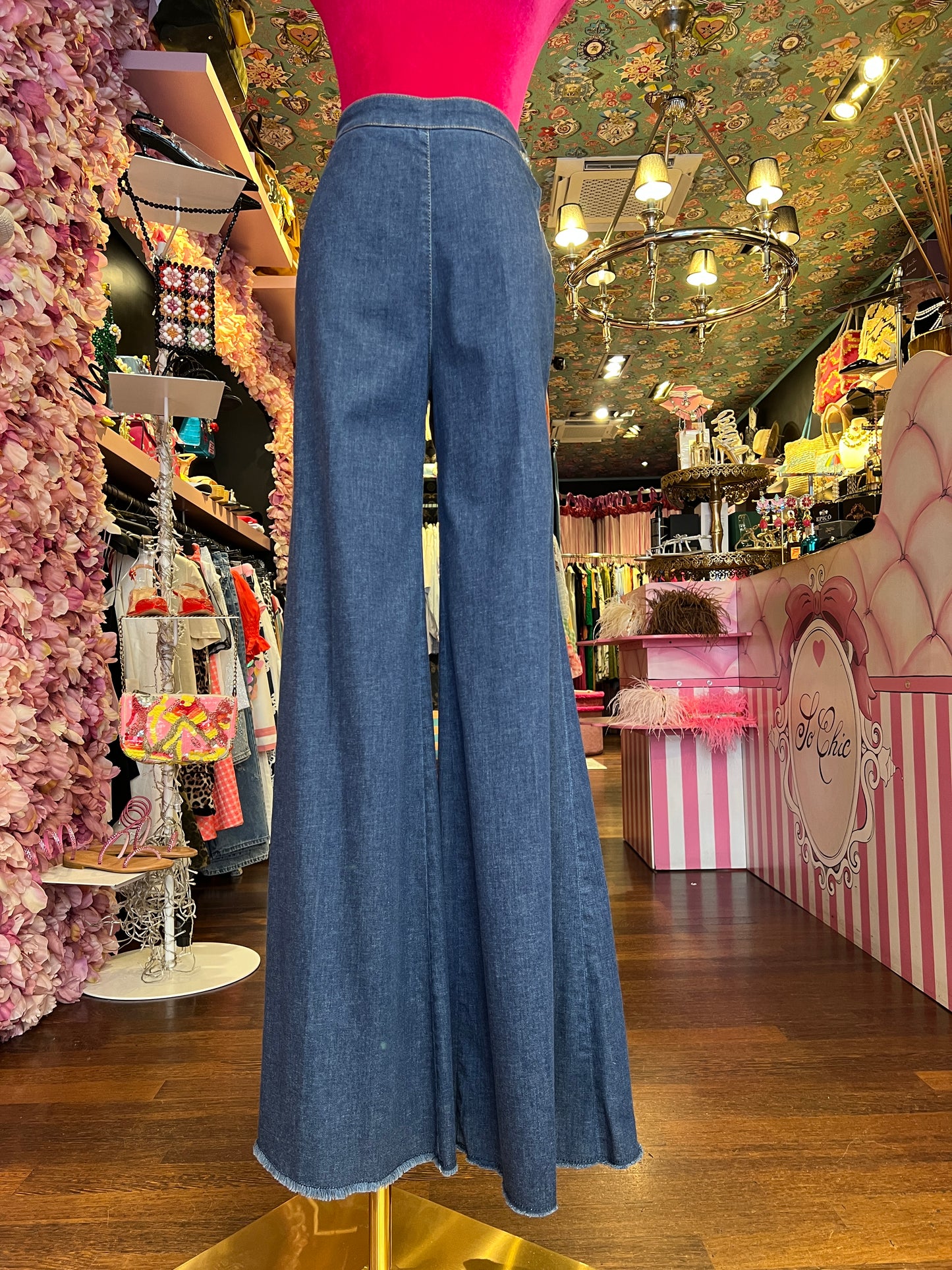 Shaft occasione imperdibile jeans zampa denim silk stretch