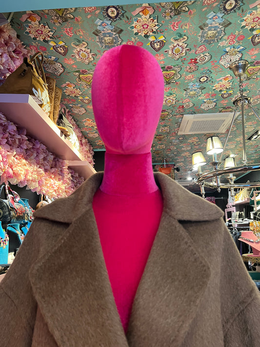 The room cappotto doppiopetto tabacco over