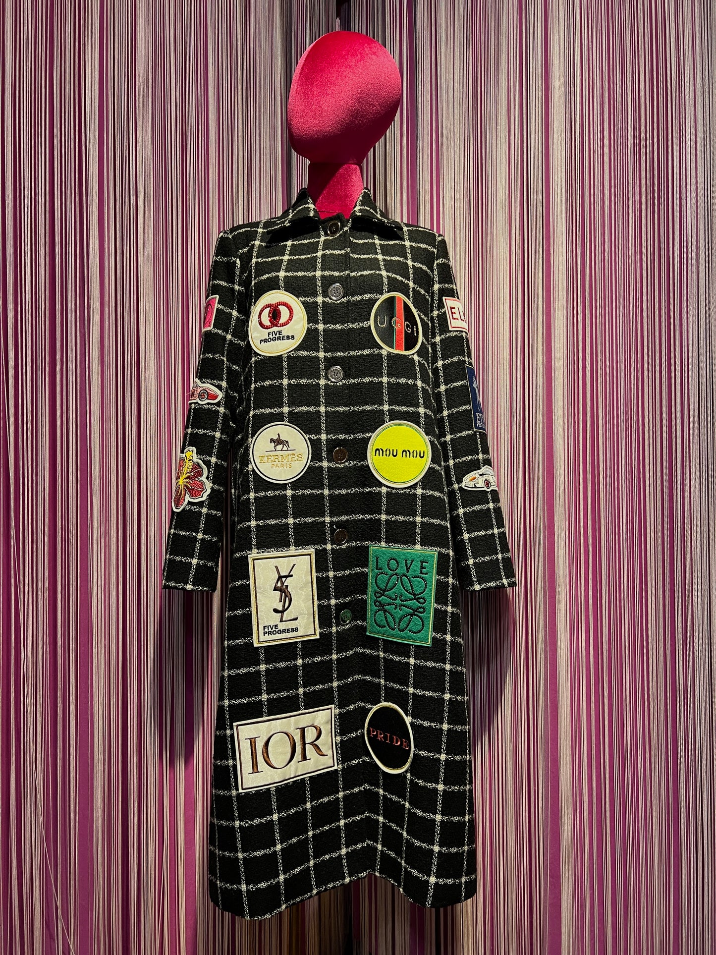 5 Progress cappotto quadri con applicazioni patch