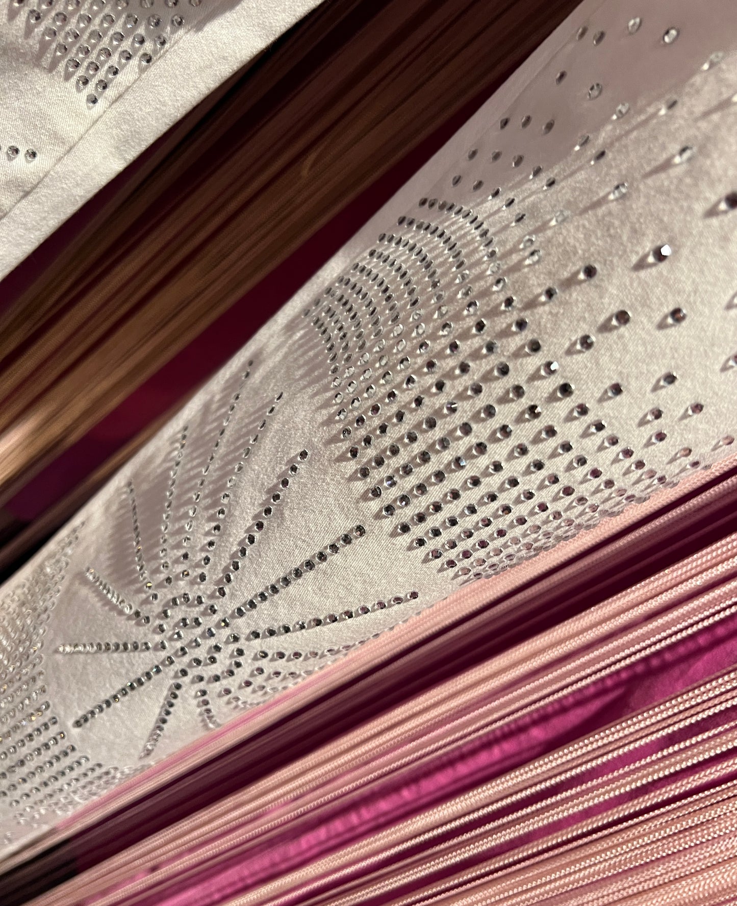 11 love is glamour sconto-50% pantalone bianco cotone con applicazioni Swarovski