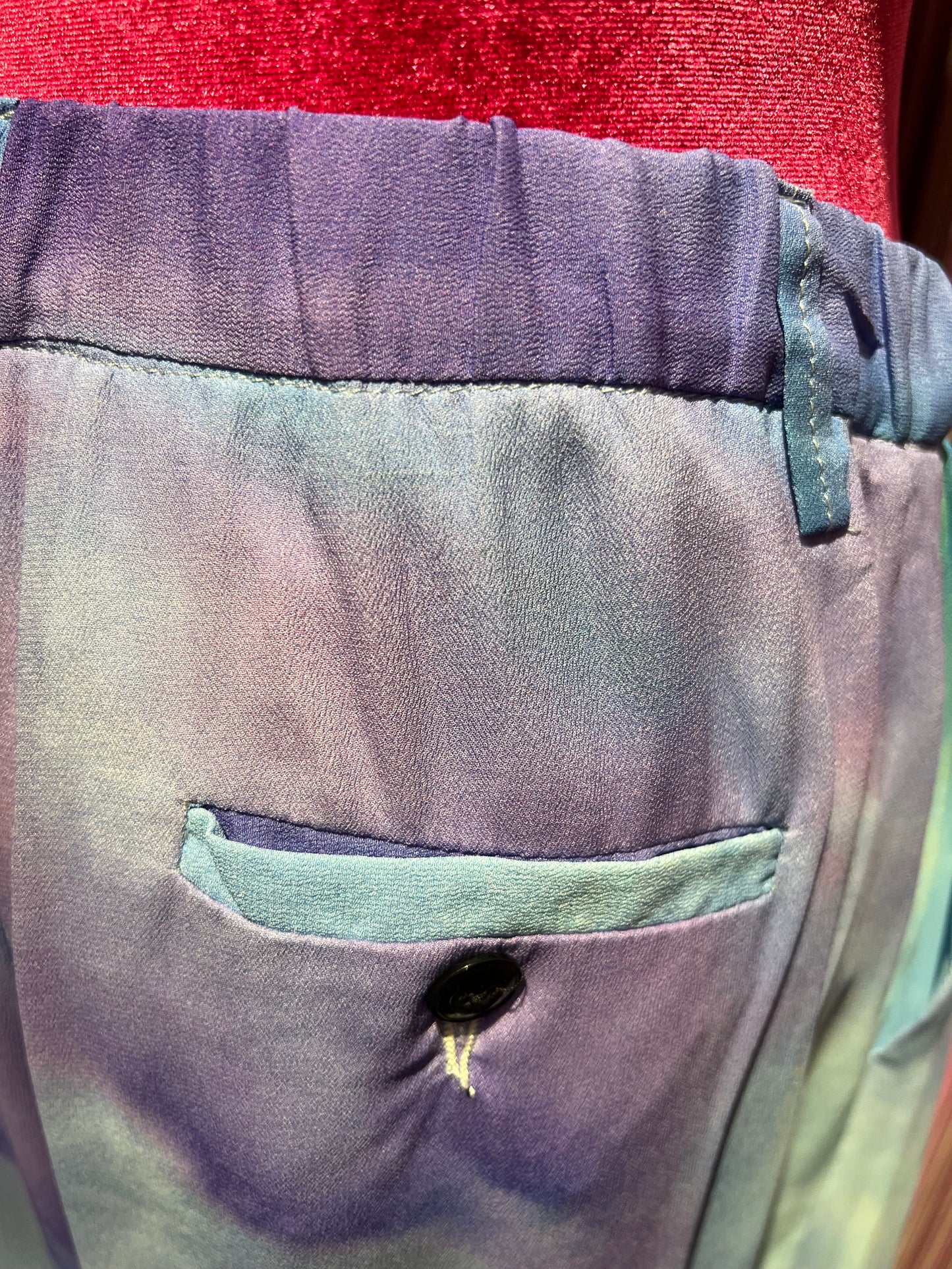 I love my pants occasione imperdibile pantalone palazzo tie dye indaco