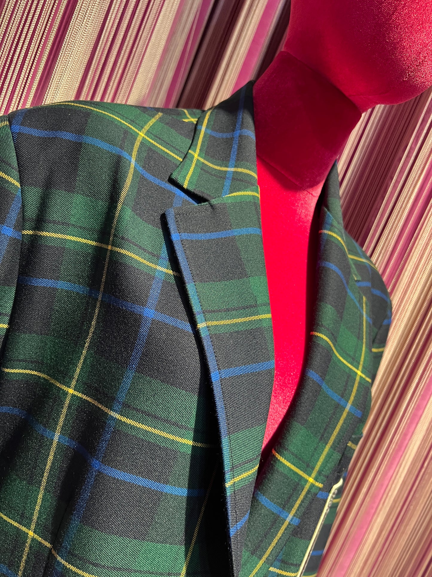 5 Progress giacca over college tartan