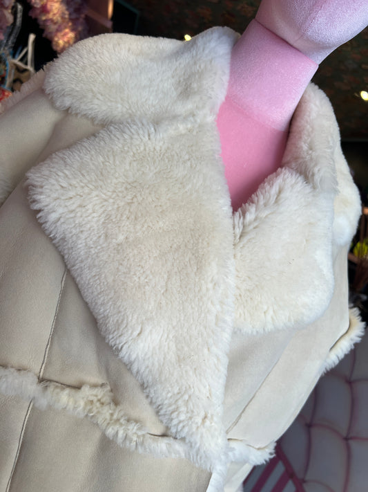 Blusotto giacca montone crema Riley