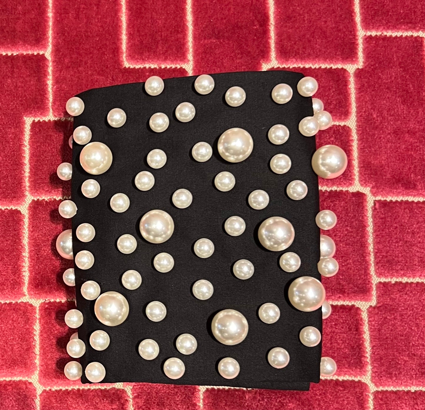 Deame’e polso nero con perle