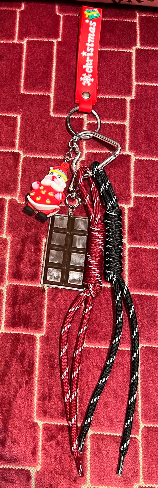 Charms babbo Natale tavoletta cioccolato