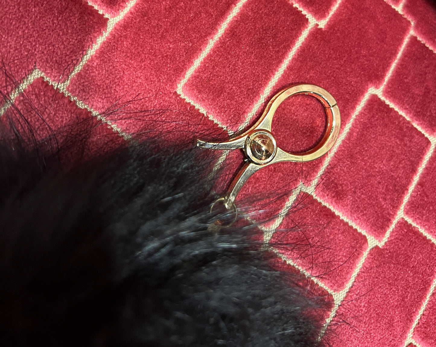 Charms bambolina con zirconi
