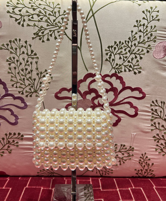 Borsa perle in resina