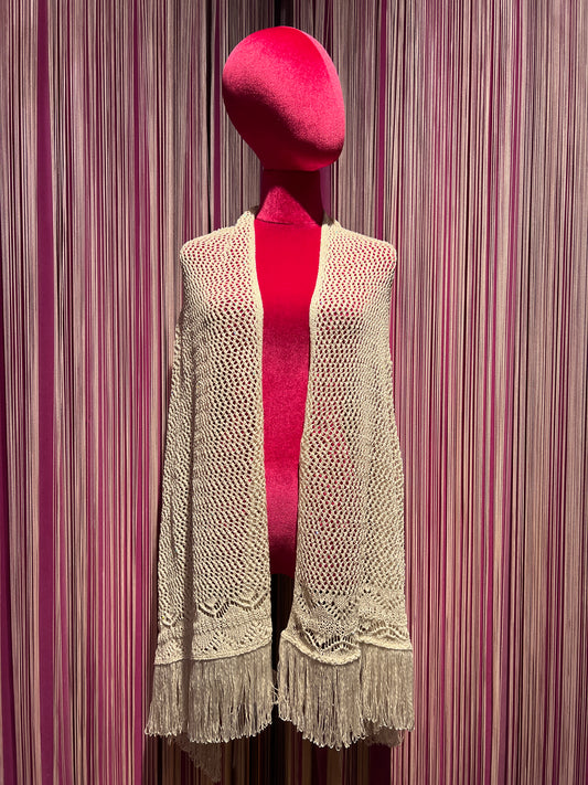 Ermanno Scervino -50% di sconto stola lurex con frange