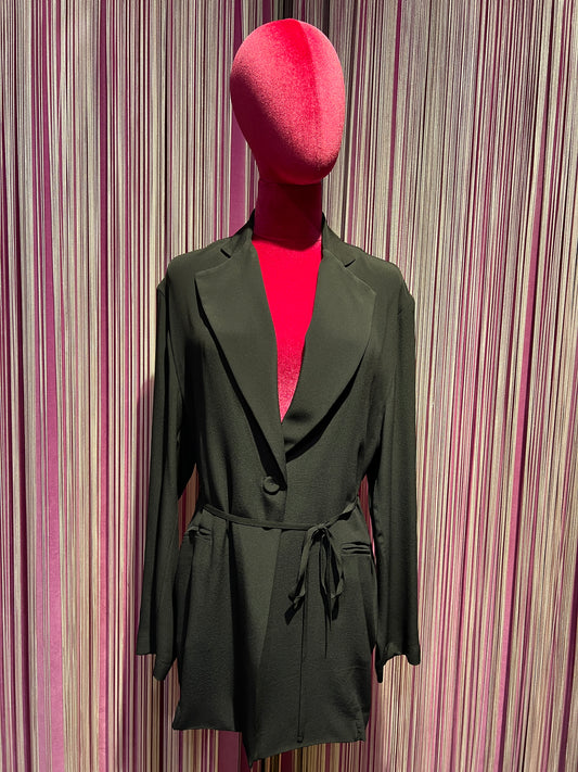 SU official blazer cioccolato con cinta