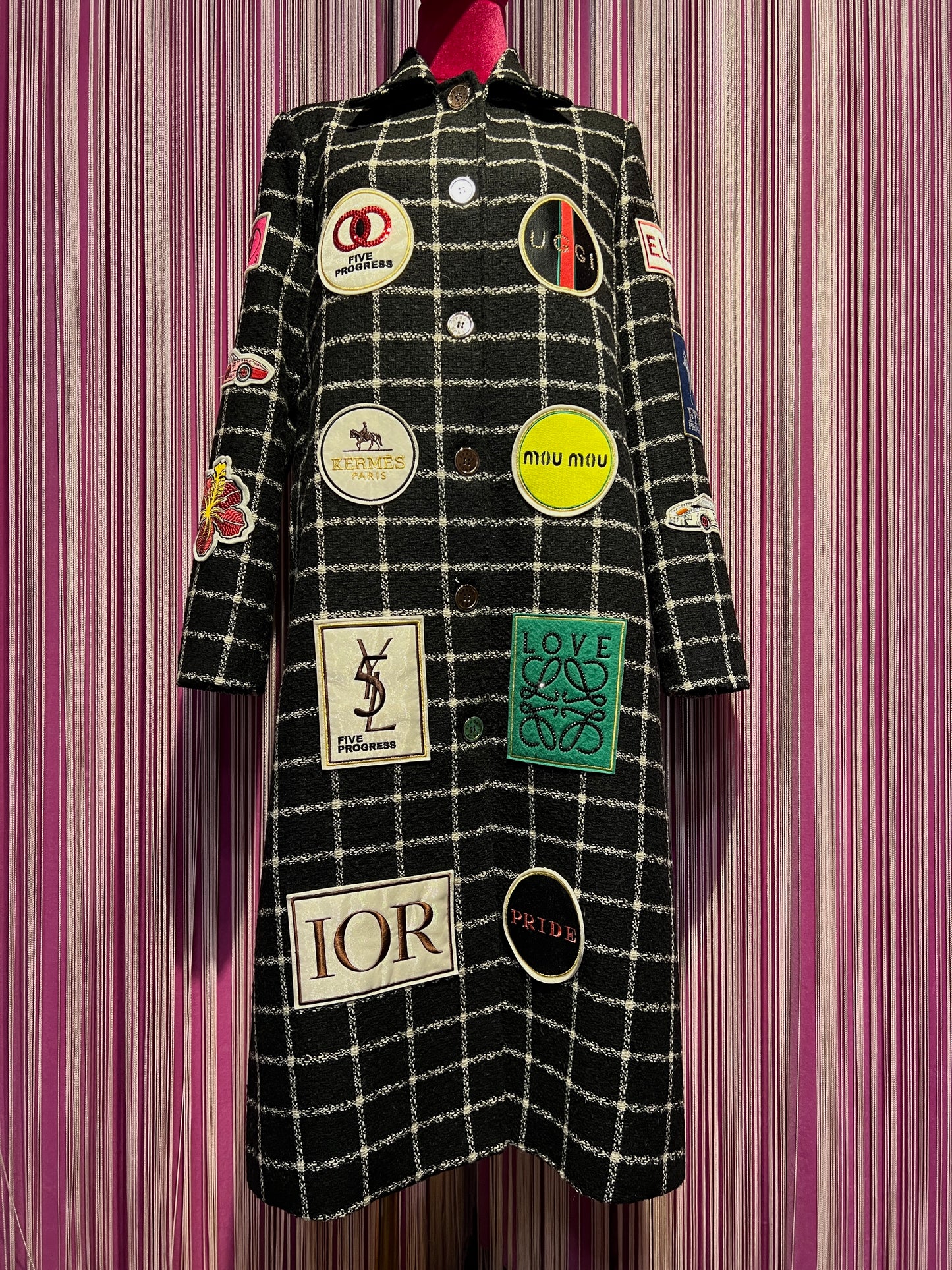 5 Progress cappotto quadri con applicazioni patch