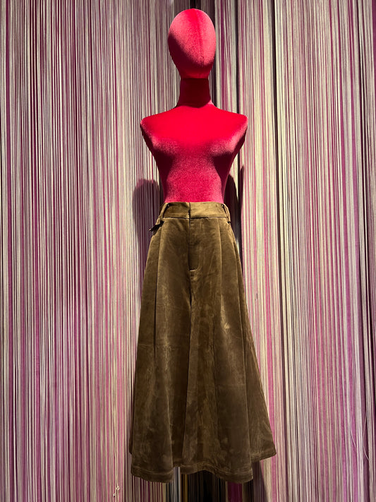 Amosa gonna pantalone ecosuede