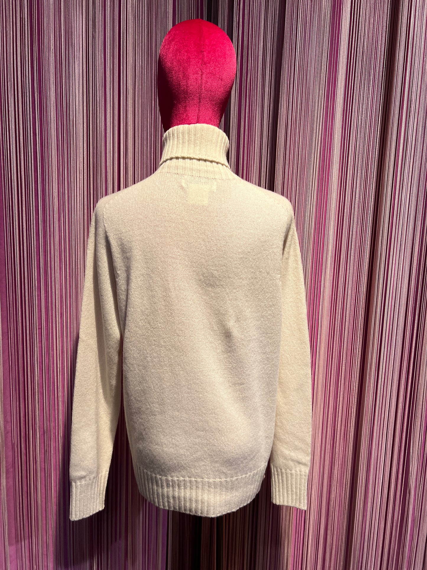 Dumar maglia dolcevita in cachemire panna