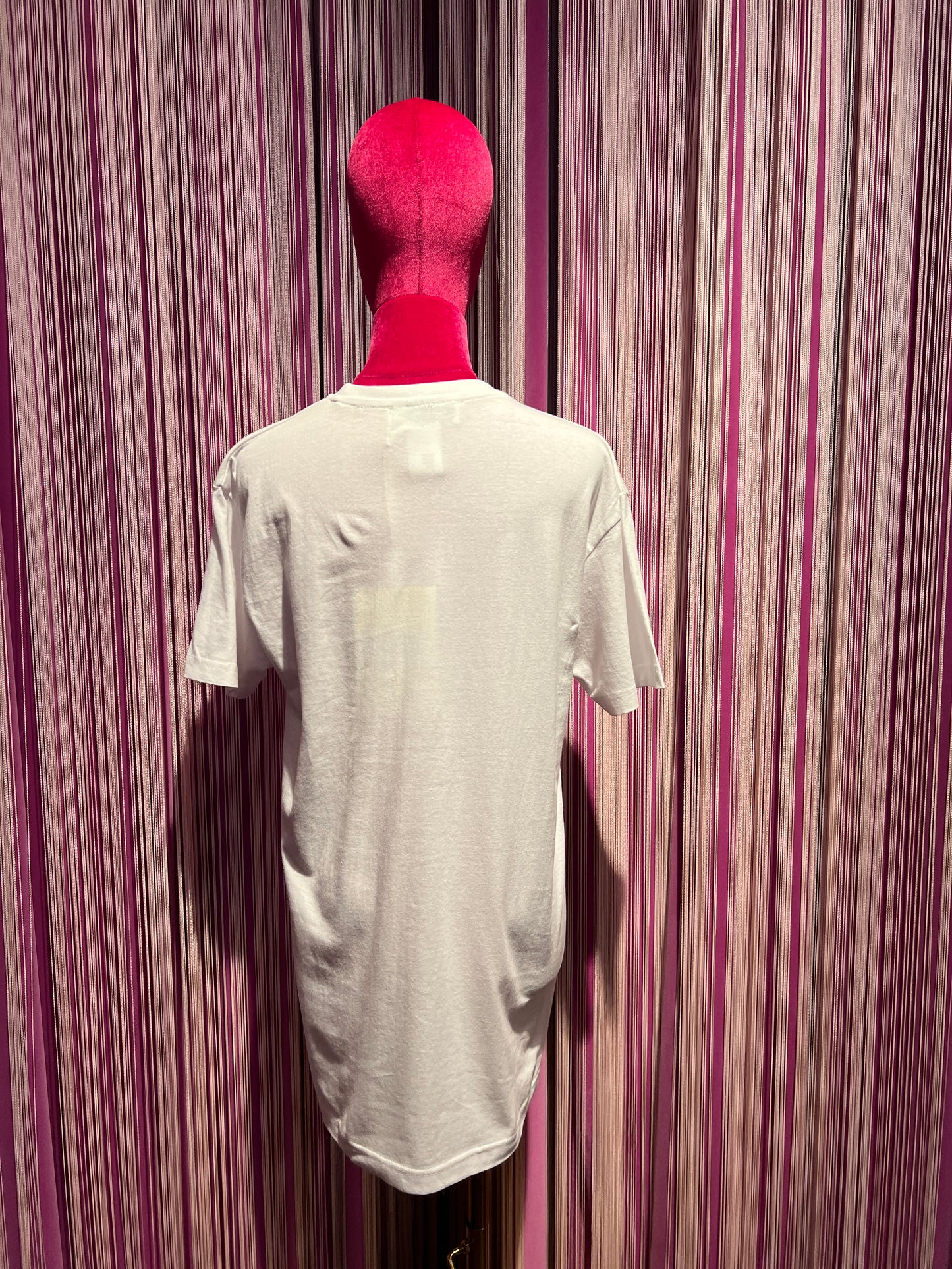 Gina Gorgeous t shirt con applicazione cuore celeste con scritta e volant Talli
