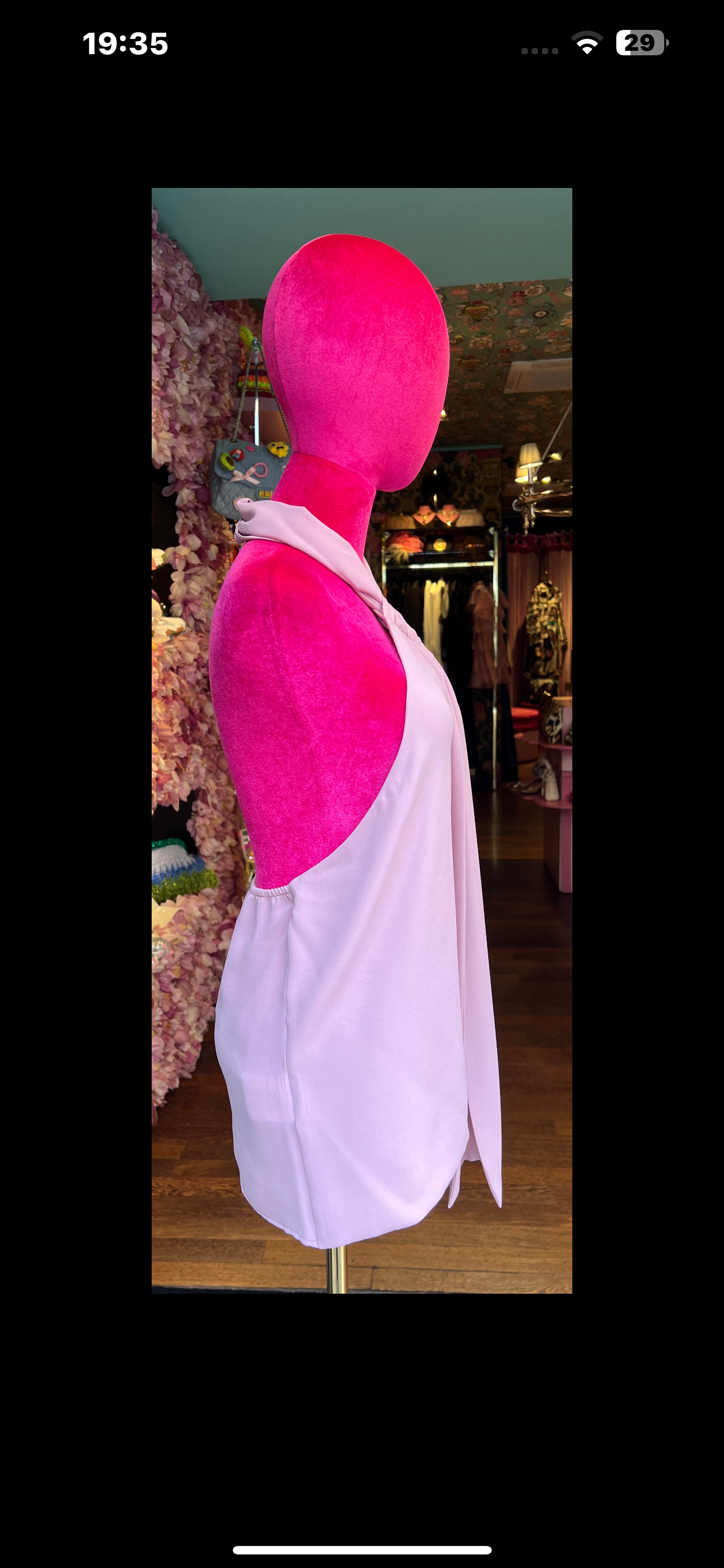 Rue-bisquit -50% di sconto top rosa scollo americana