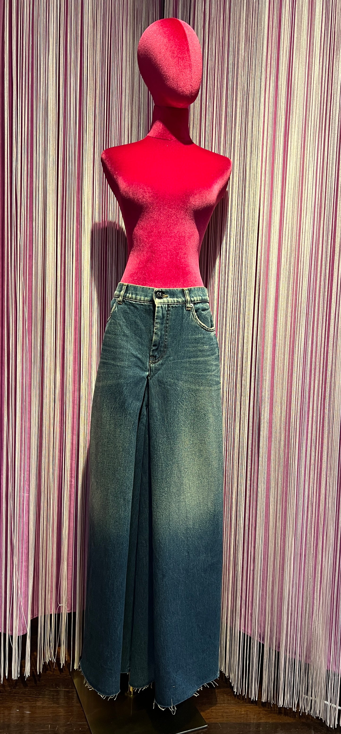 Semicouture pantagonna jeans denim