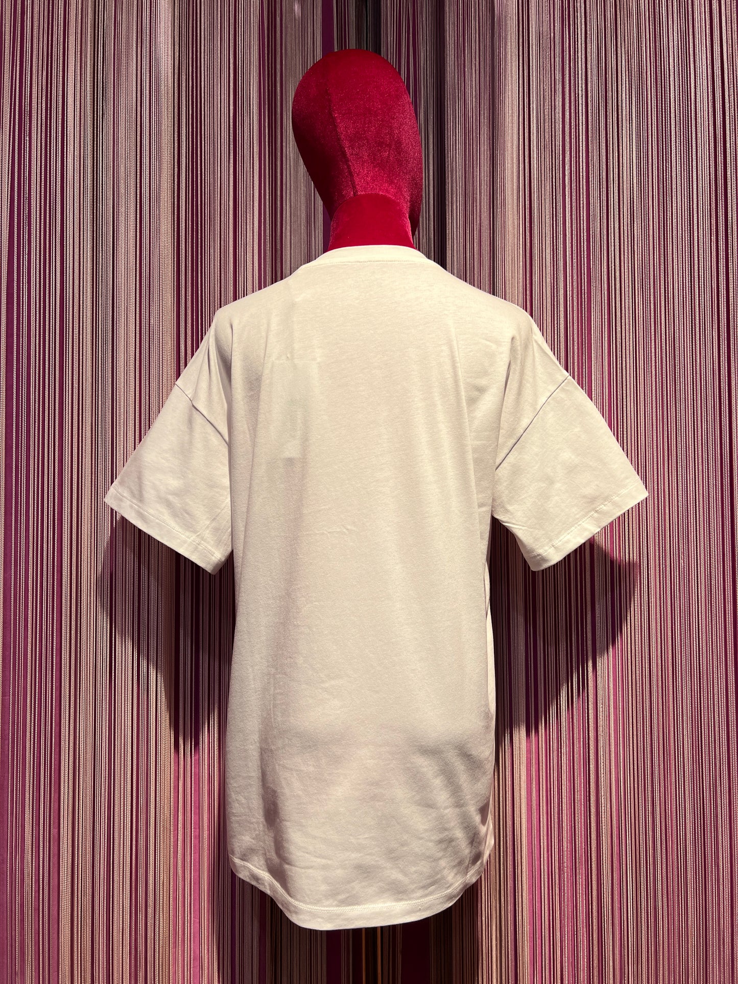 Brigitte Bardot t shirt bianca con stampa foto BB Fame
