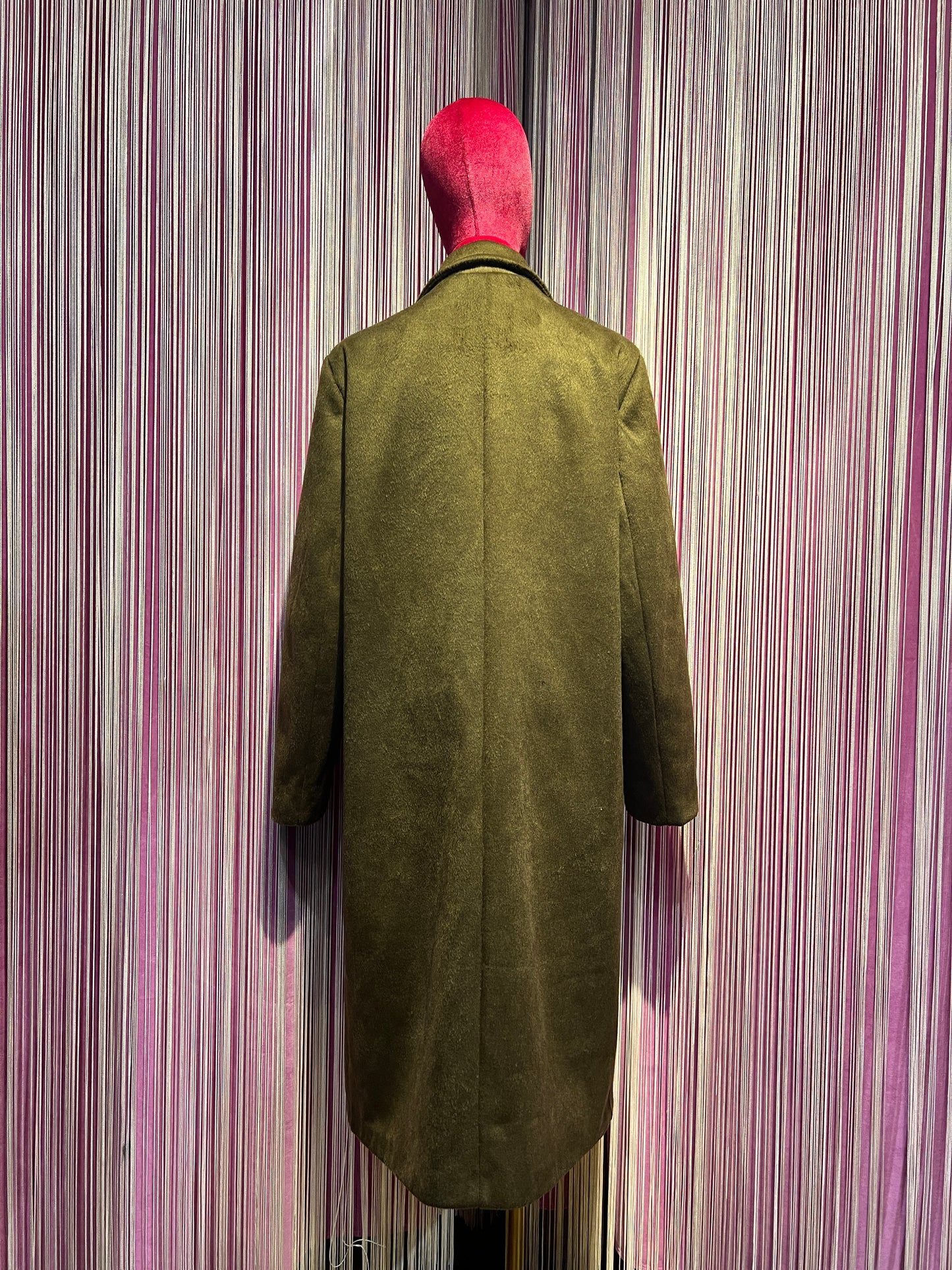 ABpink 🩷cappotto doppiopetto cioccolato patch perline e cristalli tessuto FF