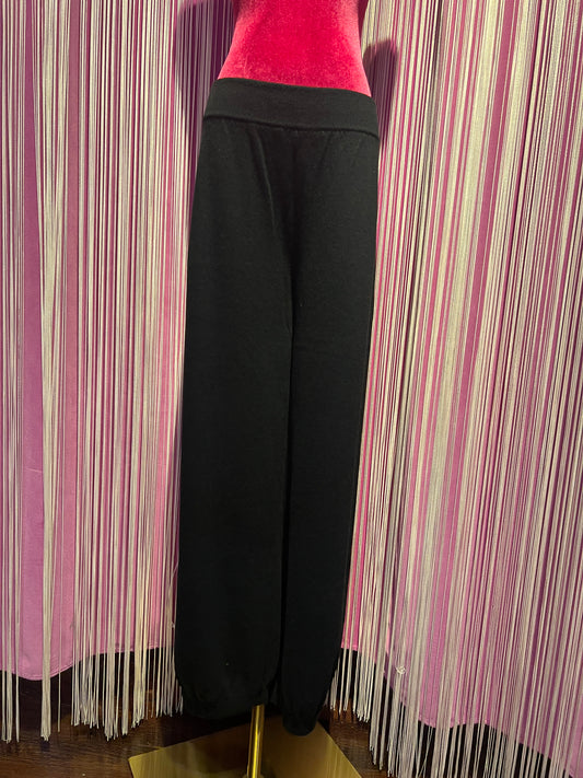 Circus Hotel pantalone jogger misto cachemire nero