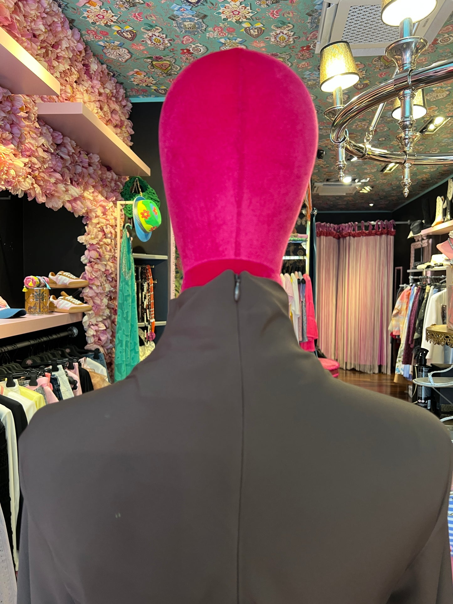 Semicouture blusa collo alto cioccolato Nita