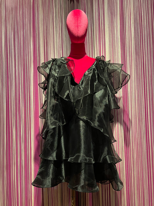 Silence Limited sconto-50% di sconto abito organza con volant