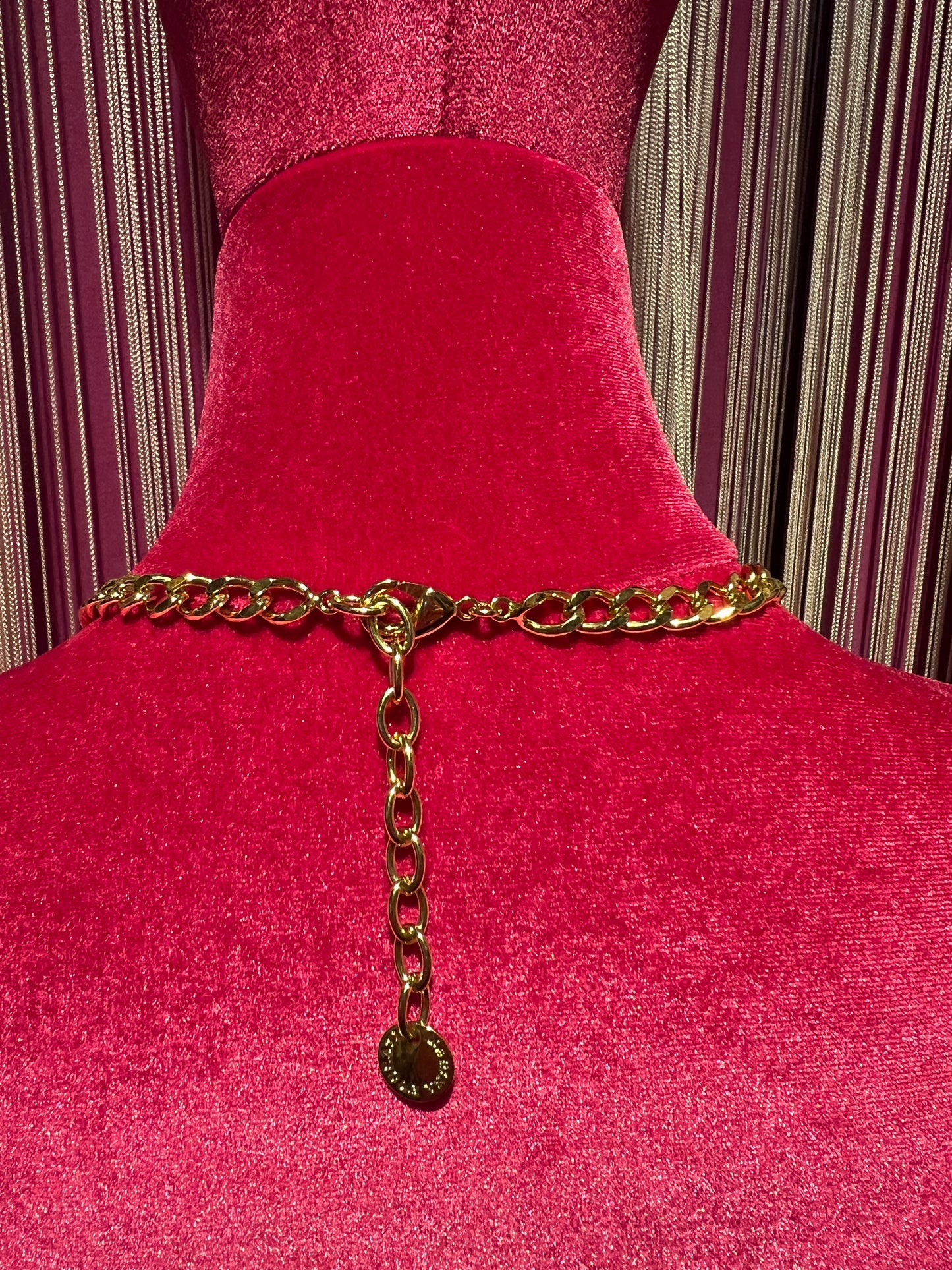 Marina Fossati collana Ilaria oro e pietre dure rubino
