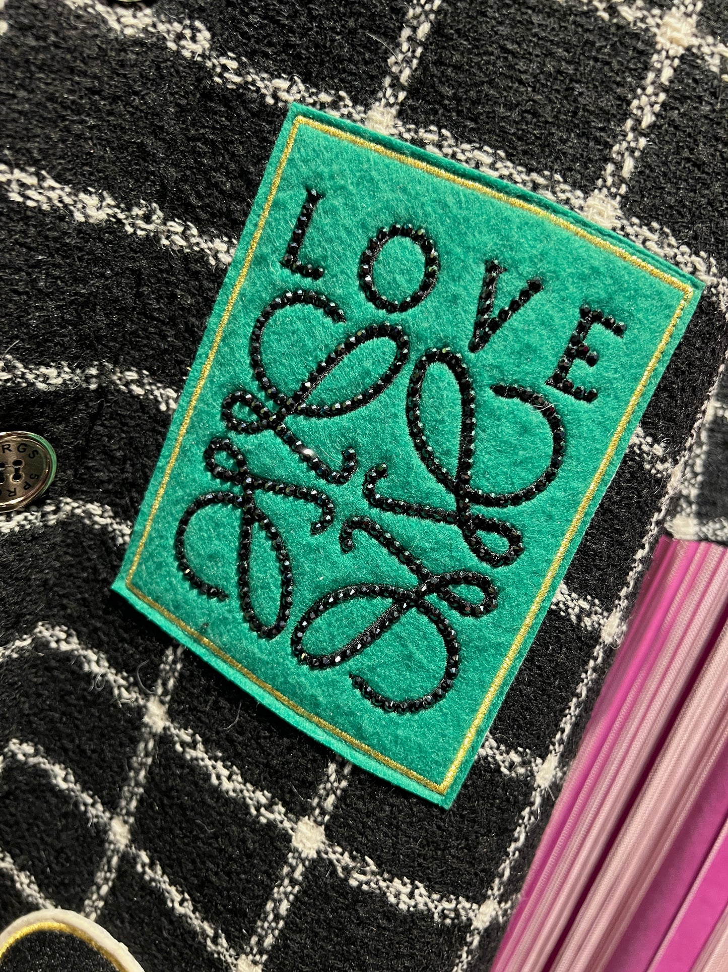 5 Progress cappotto quadri con applicazioni patch