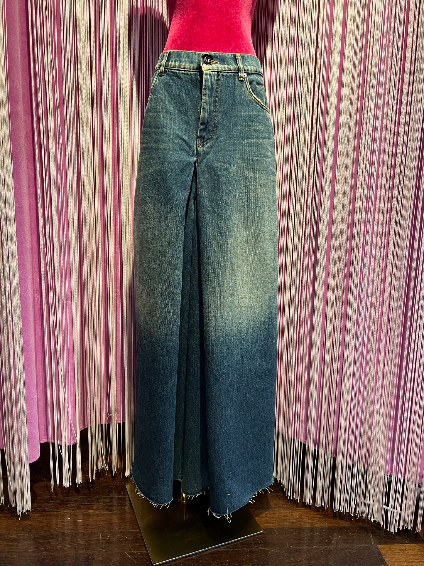 Semicouture pantagonna jeans denim