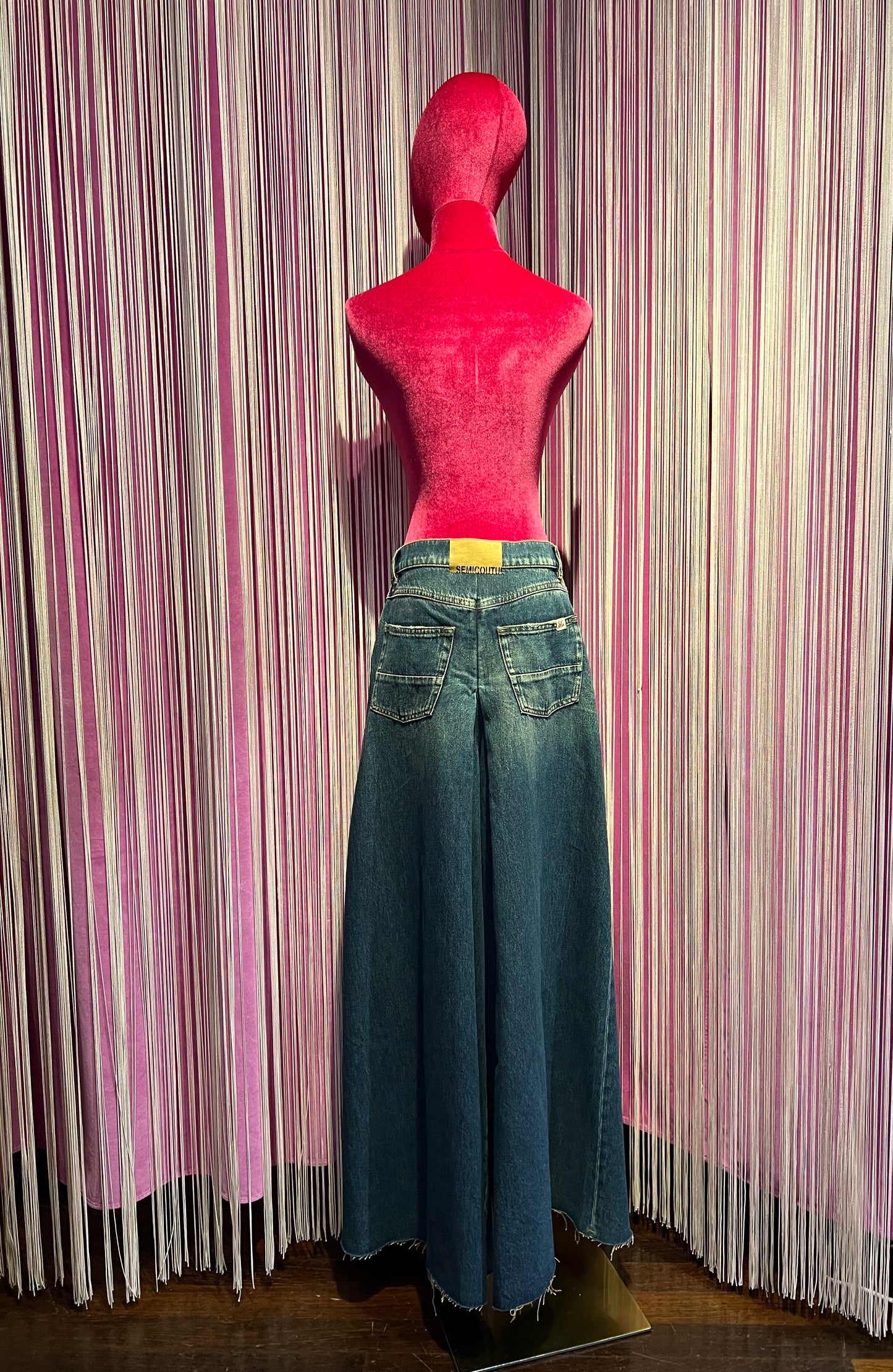 Semicouture pantagonna jeans denim